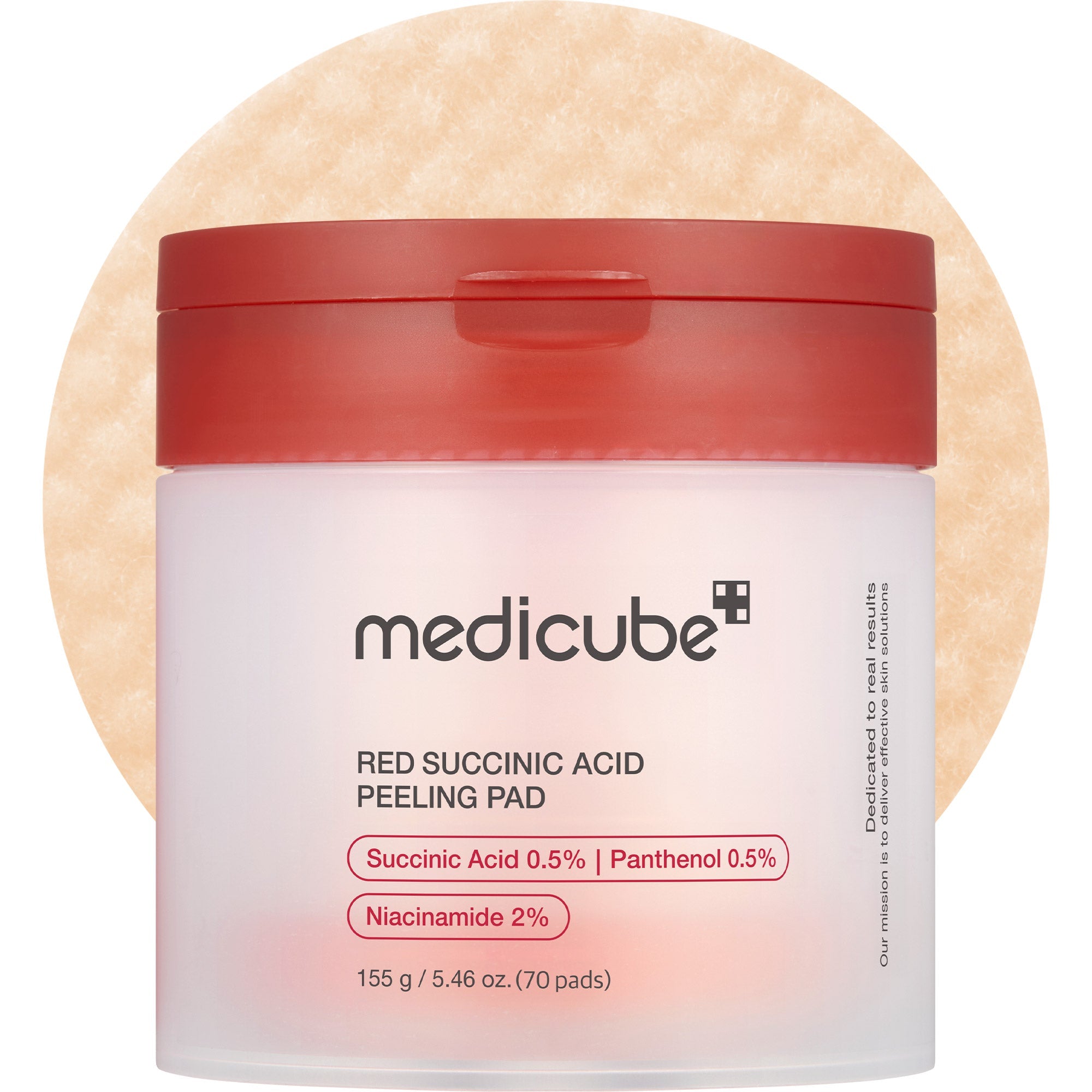 Red Succinic Acid Panthenol Pads D2