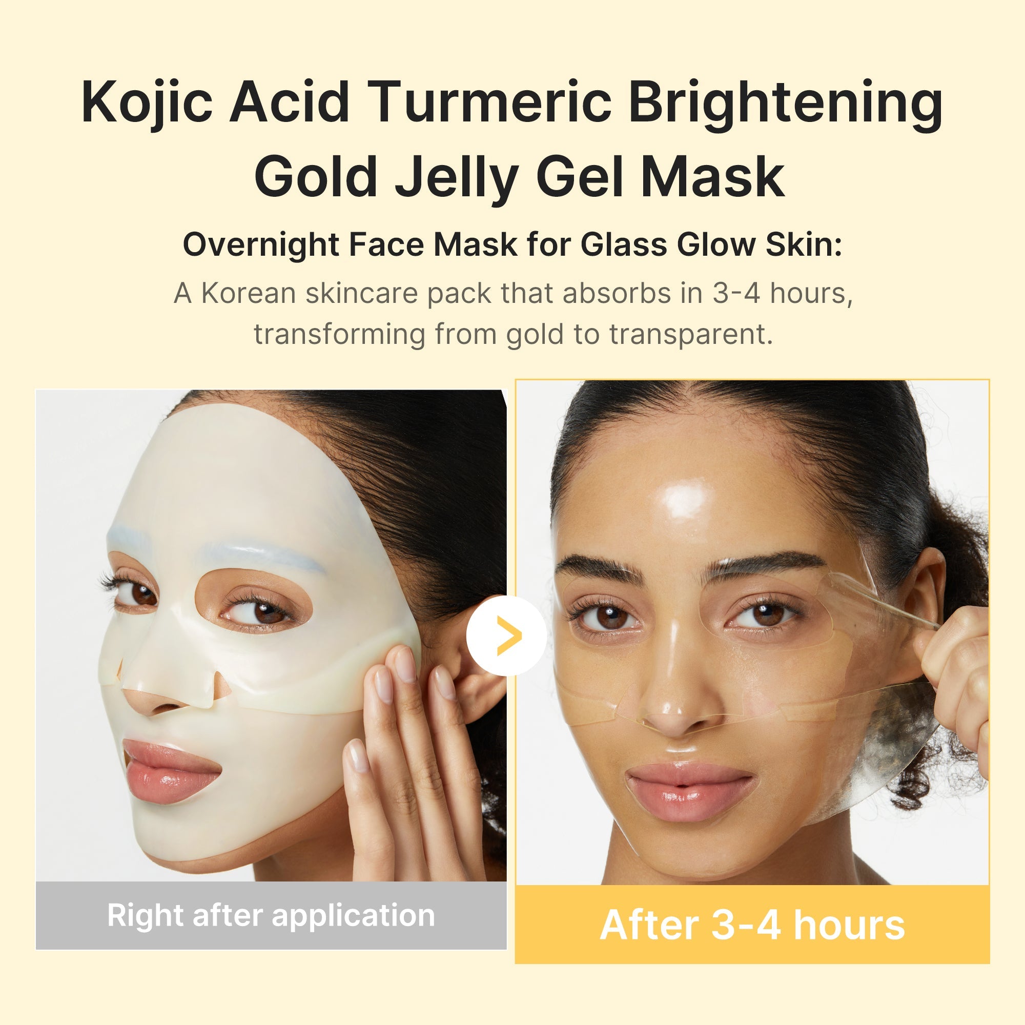 Kojic Acid Turmeric Gold Jelly Gel Mask Q0
