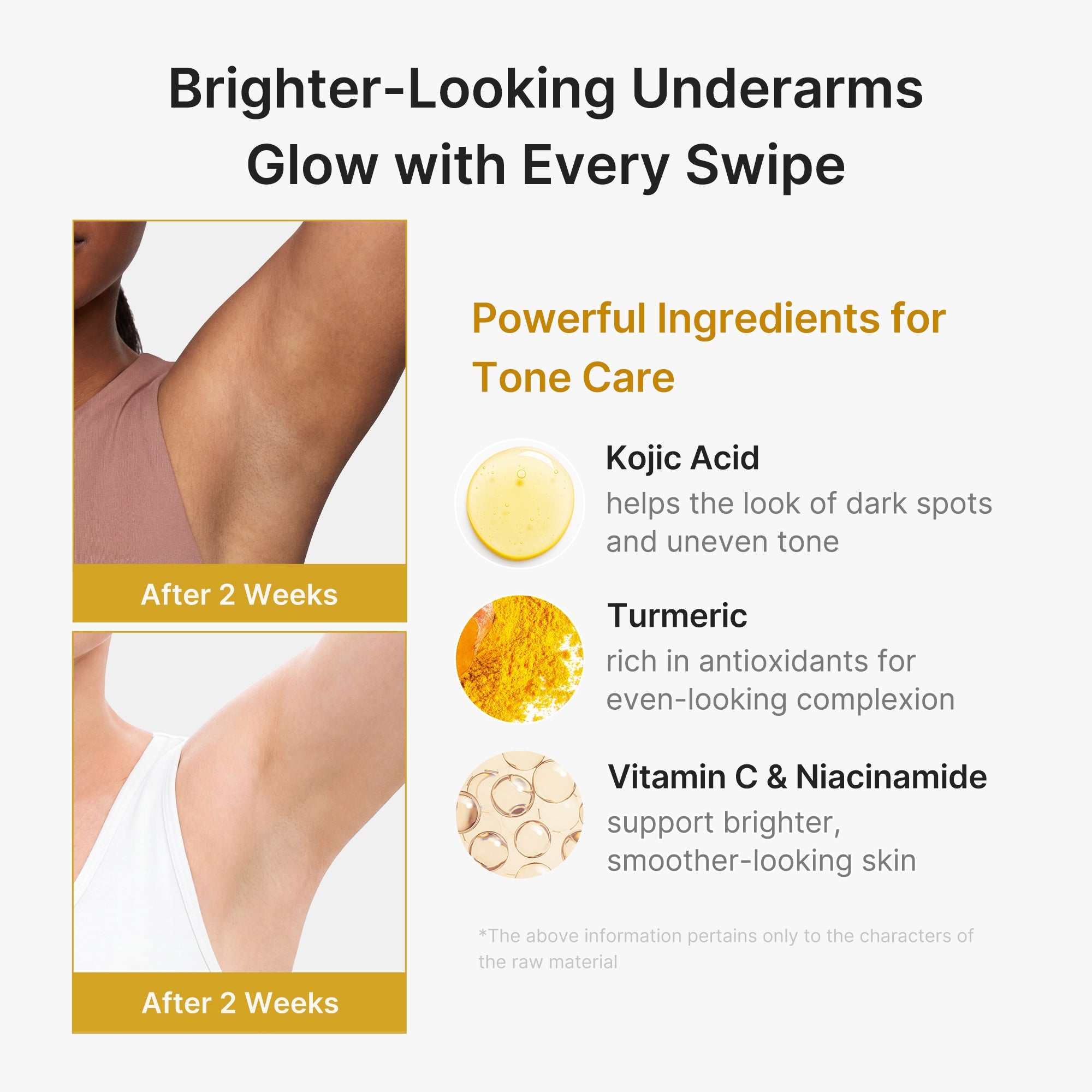 Kojic Acid Brightening Deodorant (Vanilla & Pistachio) B1