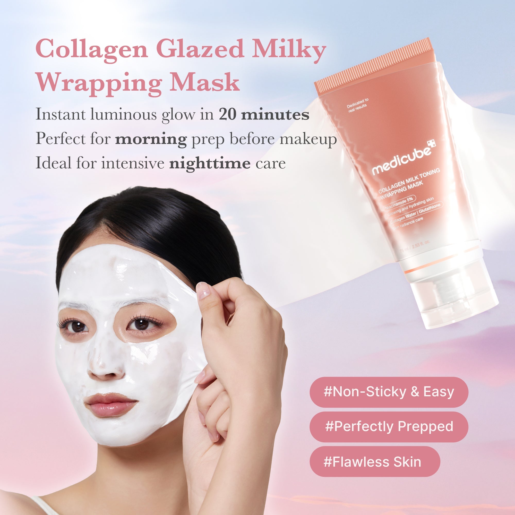 Collagen Milky Glow Daytime Wrapping Mask B9