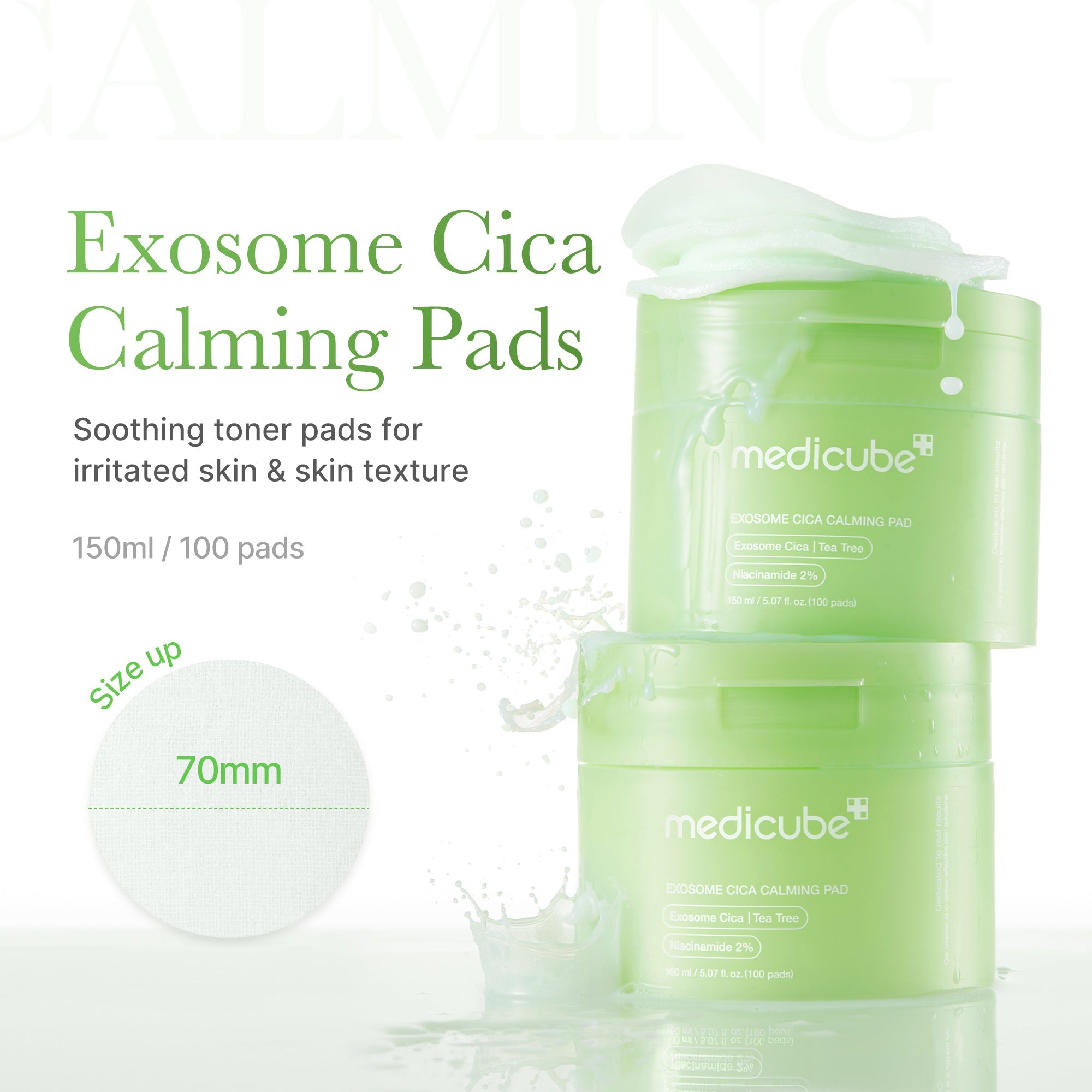 Exosome Cica Calming Toner Pads Y5