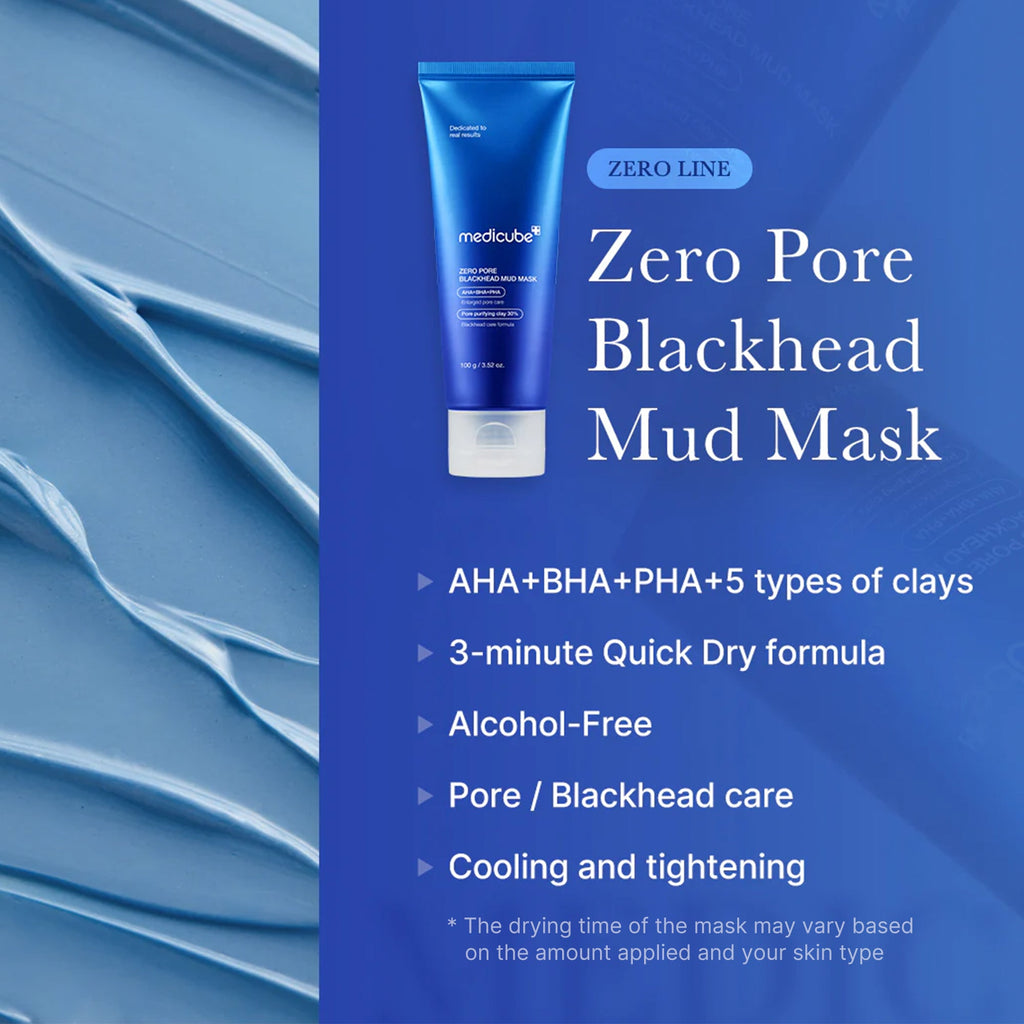Zero Pore Blackhead Mud Mask X4