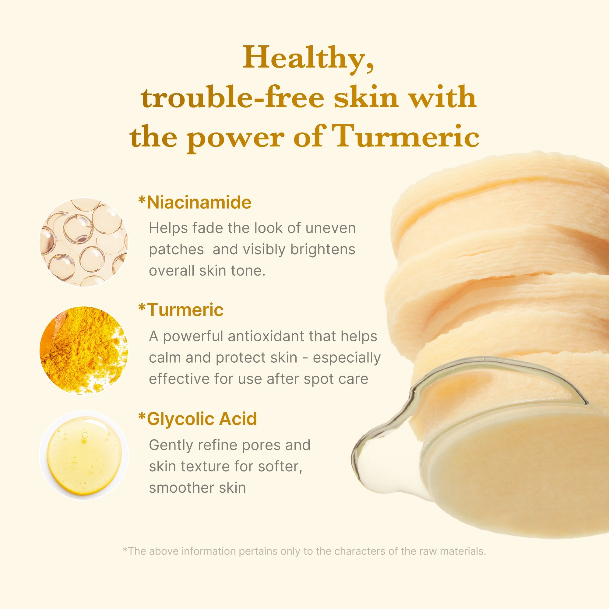 Kojic Acid Tumeric Toner Pad O6