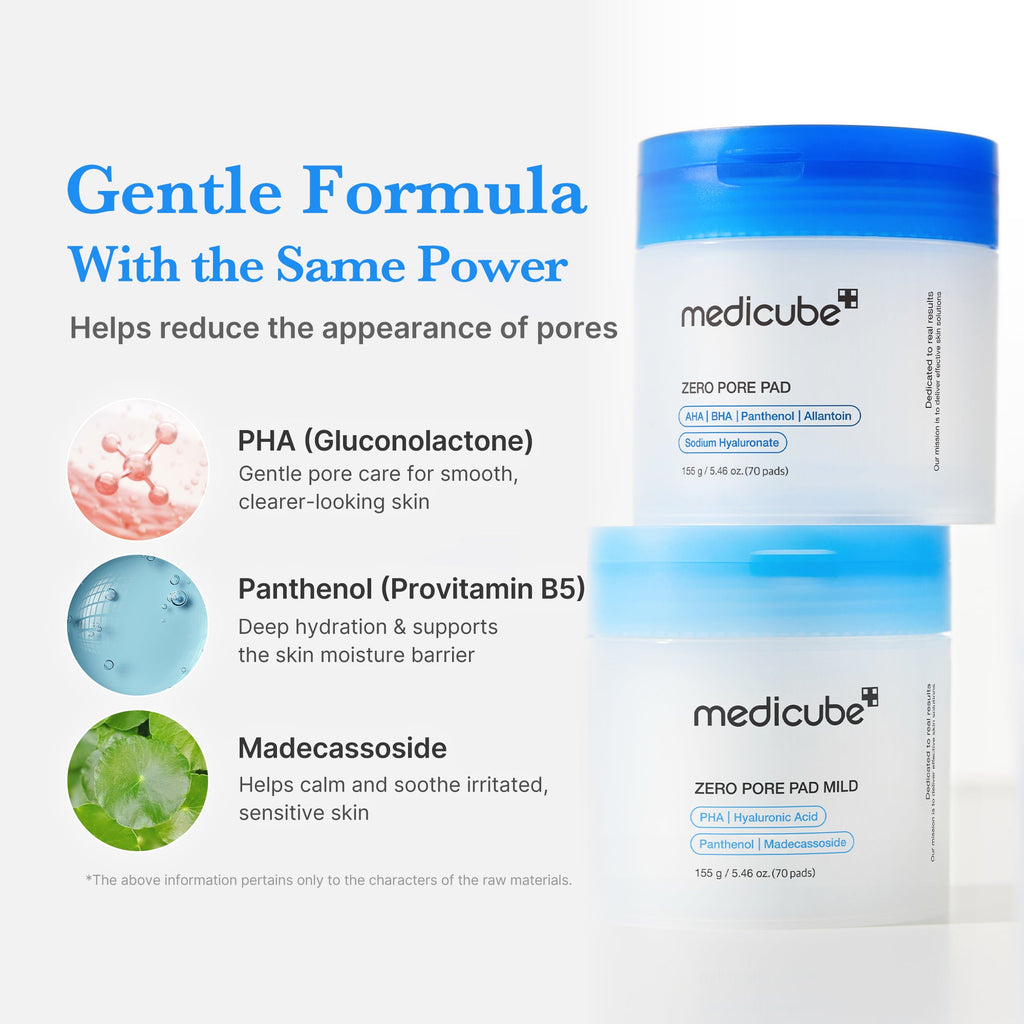 Zero Pore Madecassoside Pads (Mild) Z4