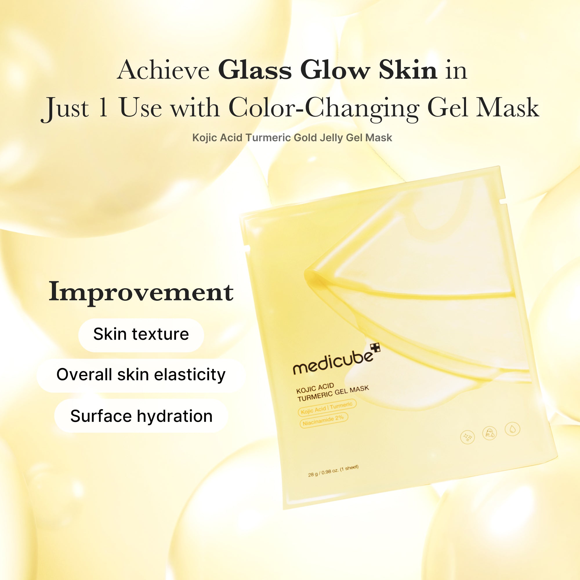 Kojic Acid Turmeric Gold Jelly Gel Mask Q0