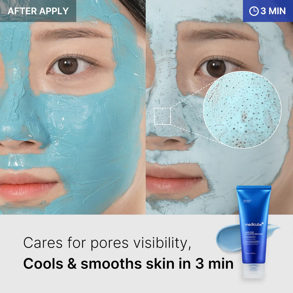 Zero Pore Blackhead Mud Mask X4