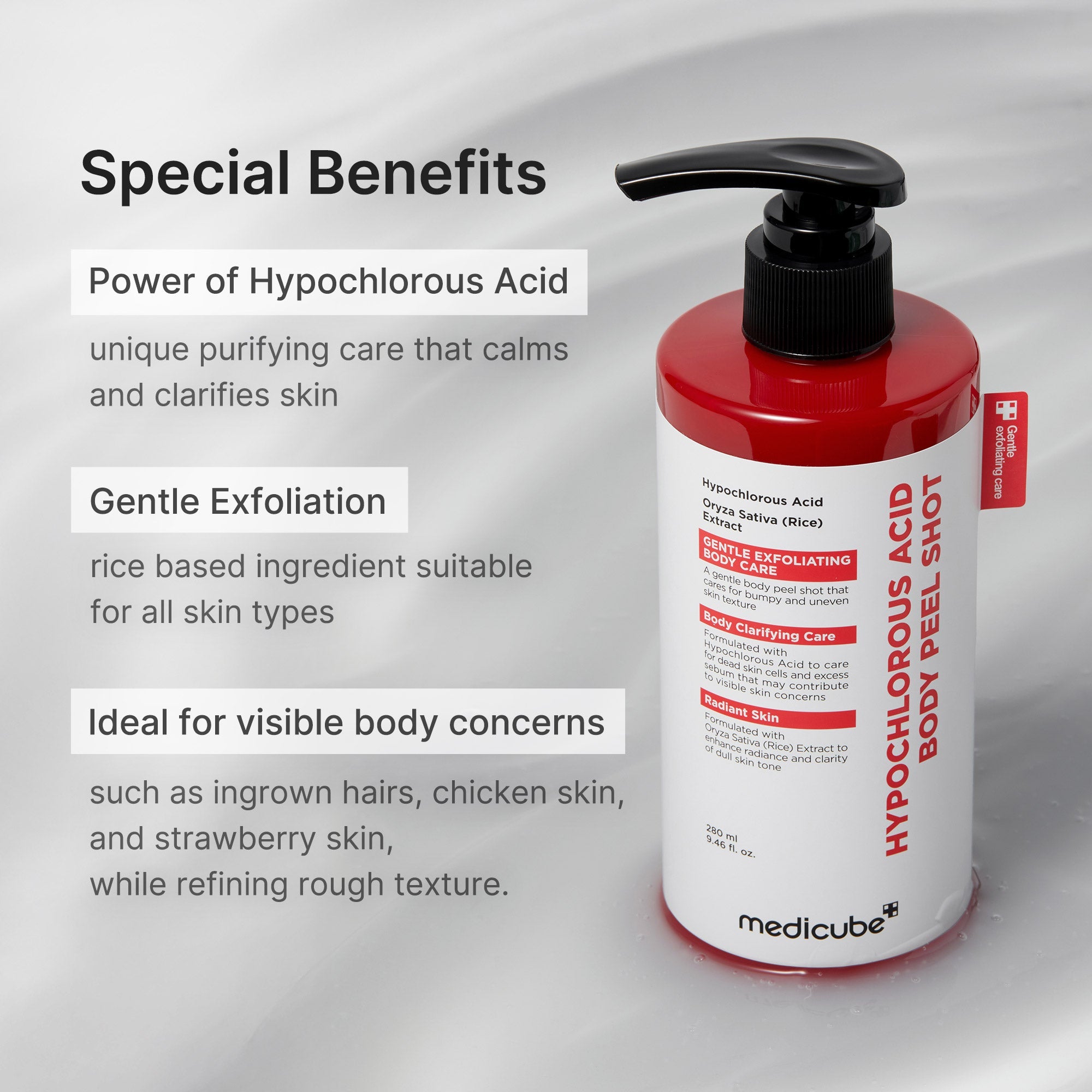 Hypochlorous Acid Rice Body Peel Shot I1