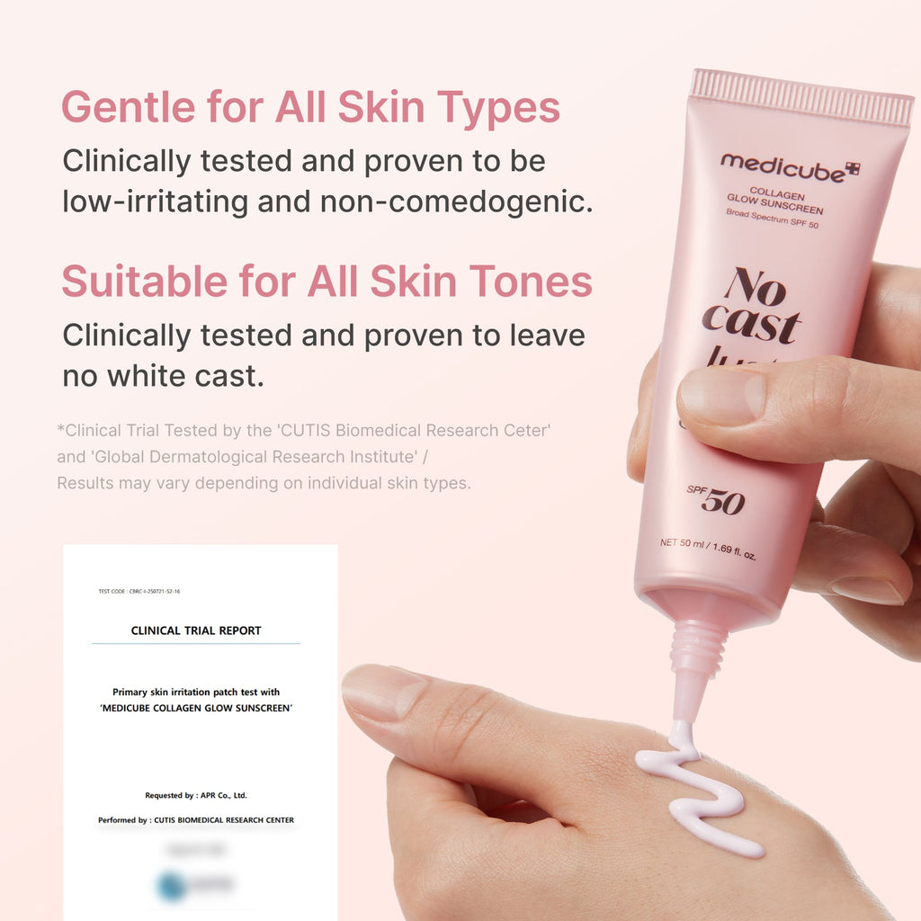No Cast Just Glow Collagen Sunscreen D1