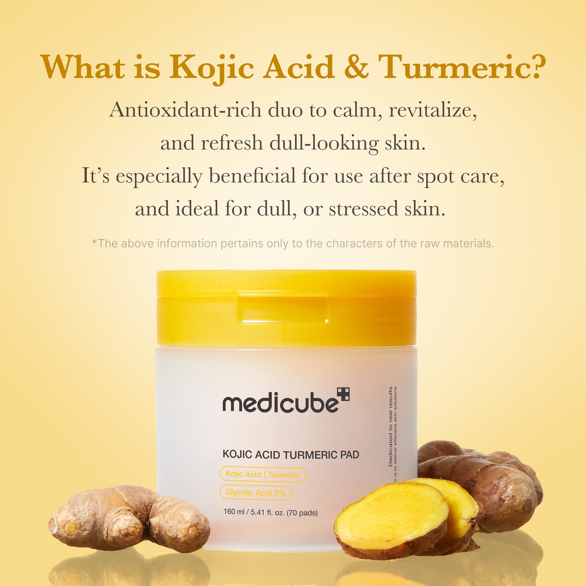 Kojic Acid Tumeric Toner Pad O6