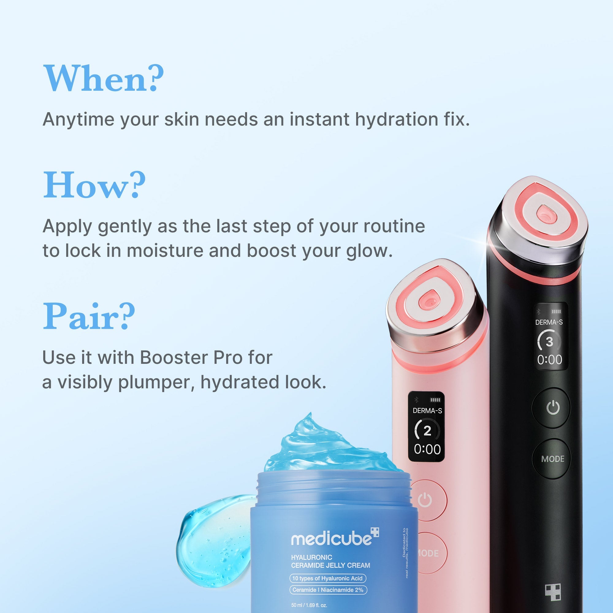 Hyaluronic Ceramide Moisturizing Jelly Cream X6