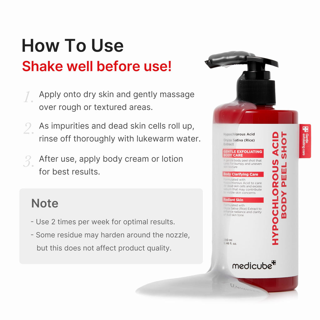 Hypochlorous Acid Rice Body Peel Shot I1