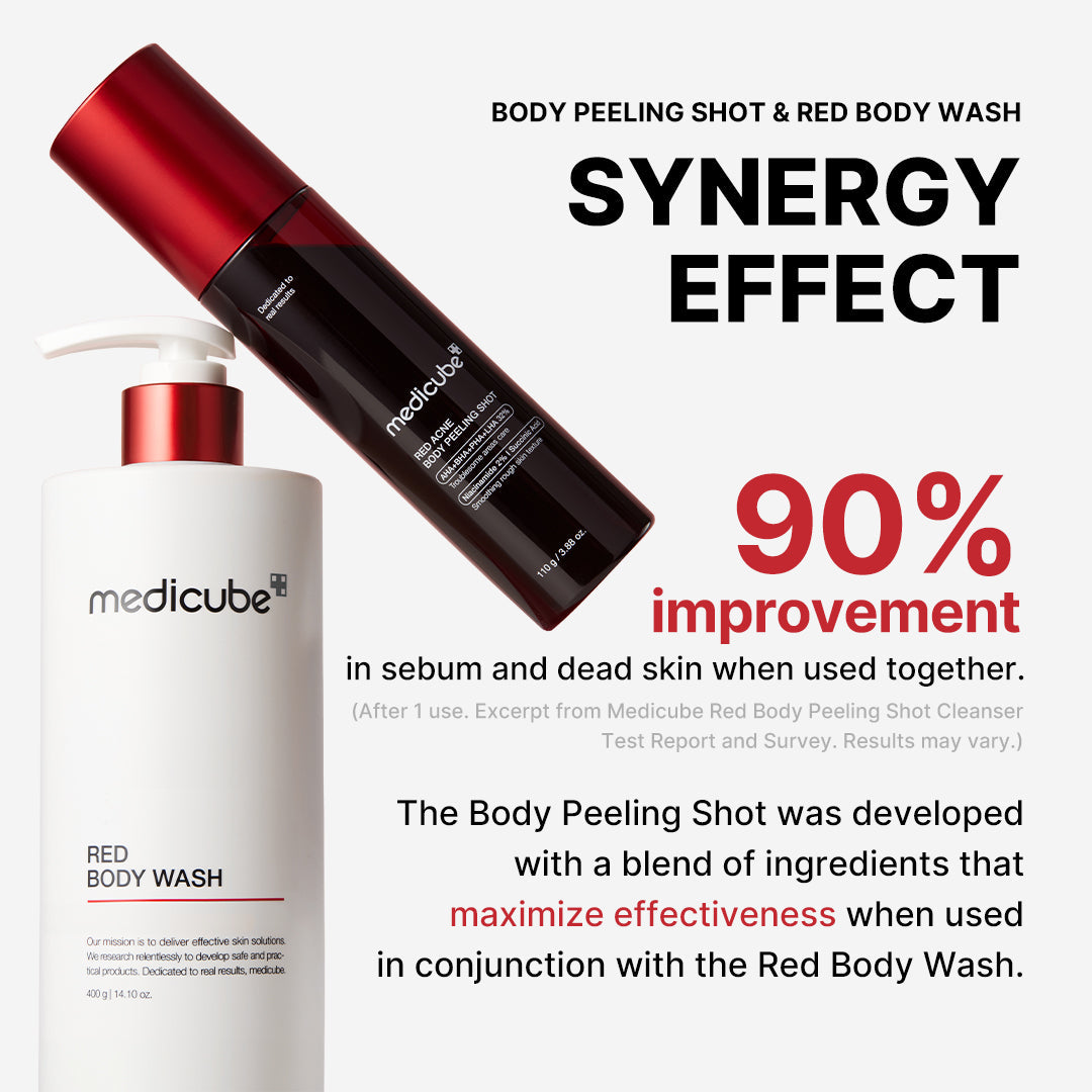 Red Body Peeling Shot Cleanser J6