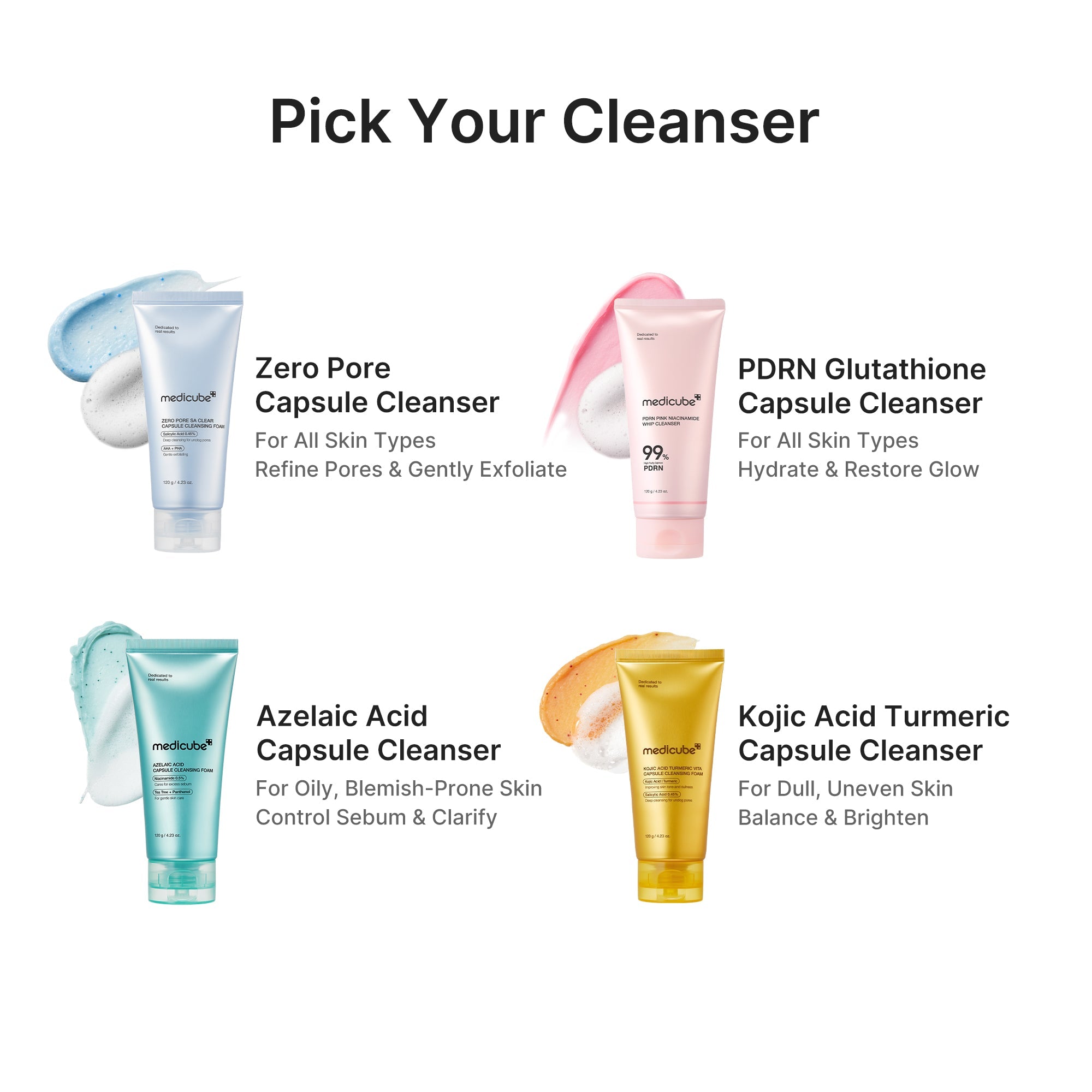 Kojic Acid Turmeric Vita Capsule Foam Cleanser V0