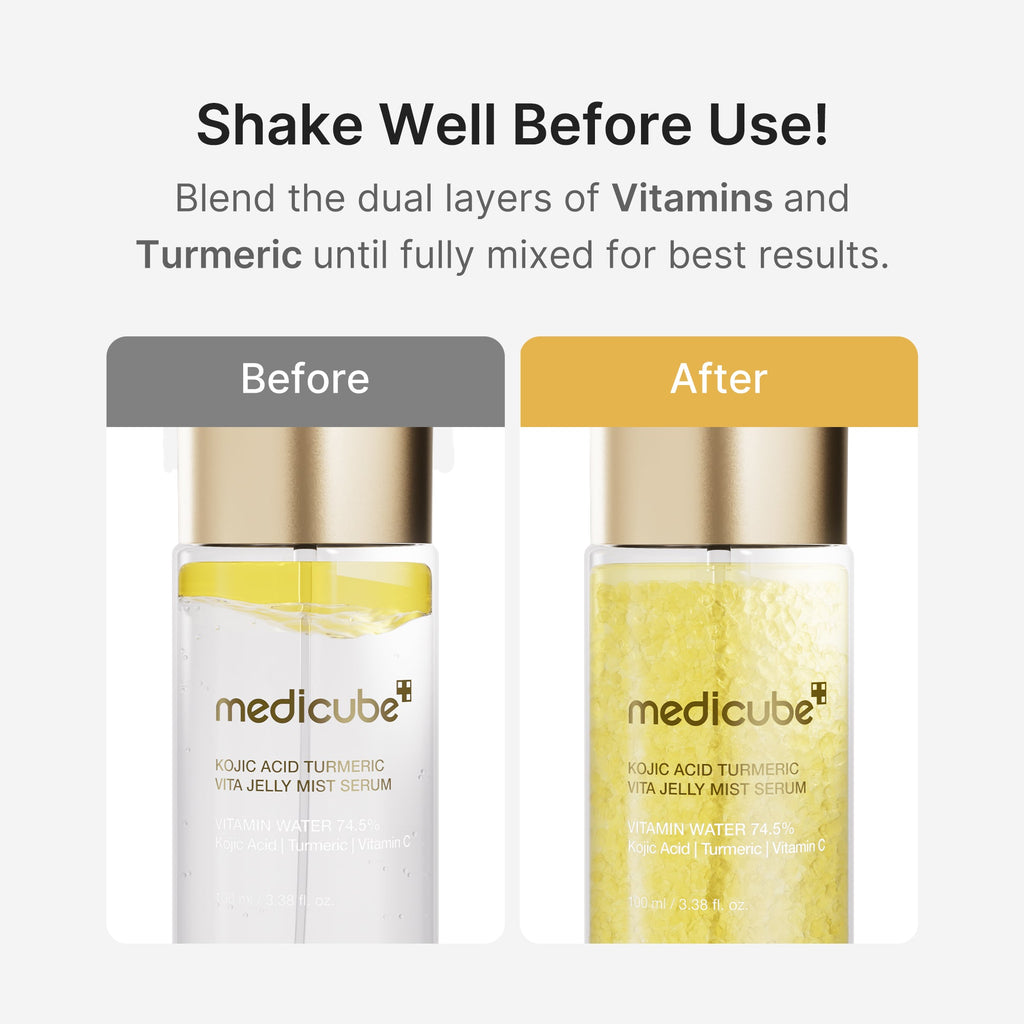 Kojic Acid Turmeric Vitamin Gold Jelly Mist Serum Z1