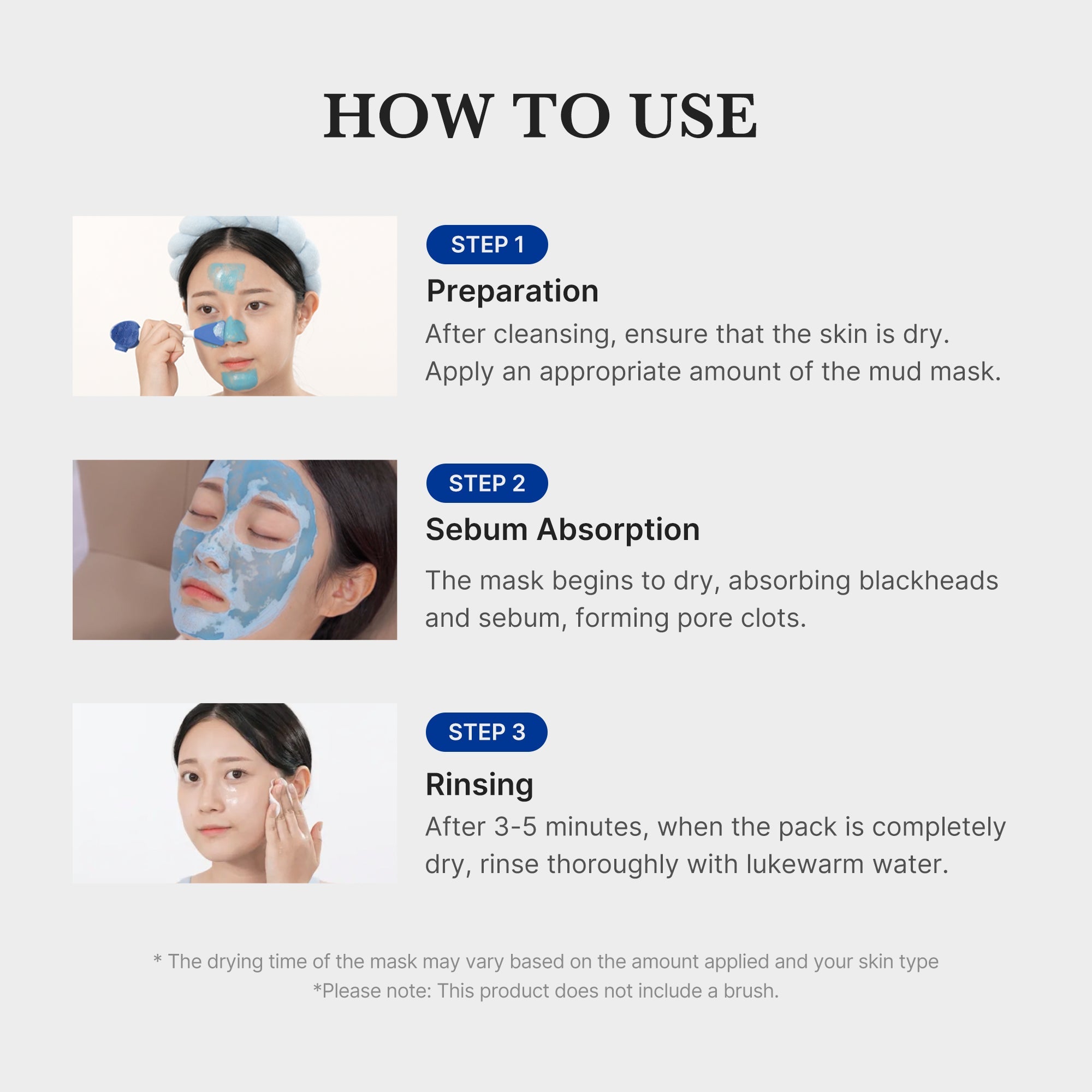 Zero Pore Blackhead Mud Mask X4