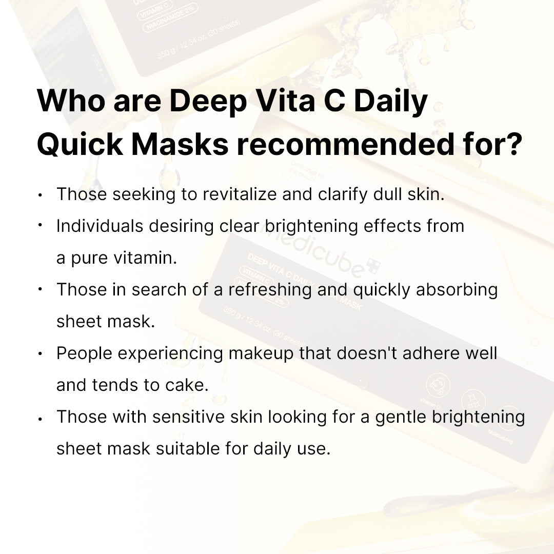 Deep Vita C Daily Quick Masks E0