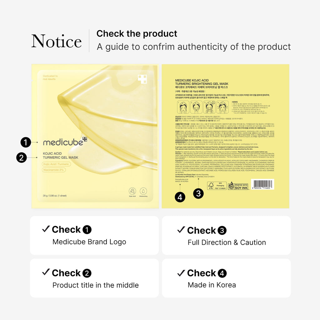 Kojic Acid Turmeric Gold Jelly Gel Mask Q0