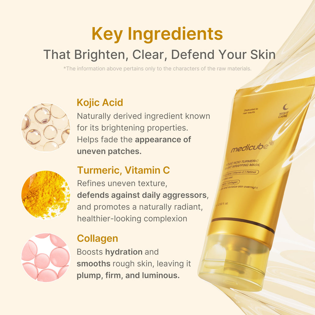 Kojic Acid Turmeric Overnight Wrapping Mask C0