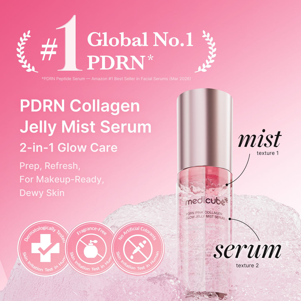 PDRN Pink Collagen Glow Jelly Mist Serum E0