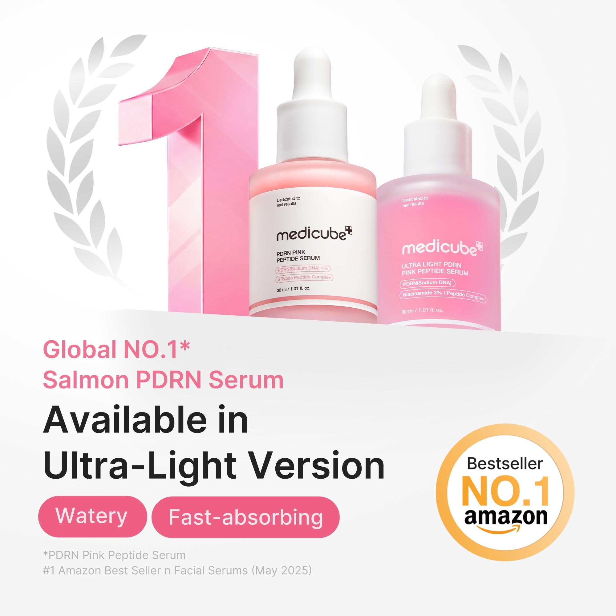 Ultra Light PDRN Pink Peptide Serum R9