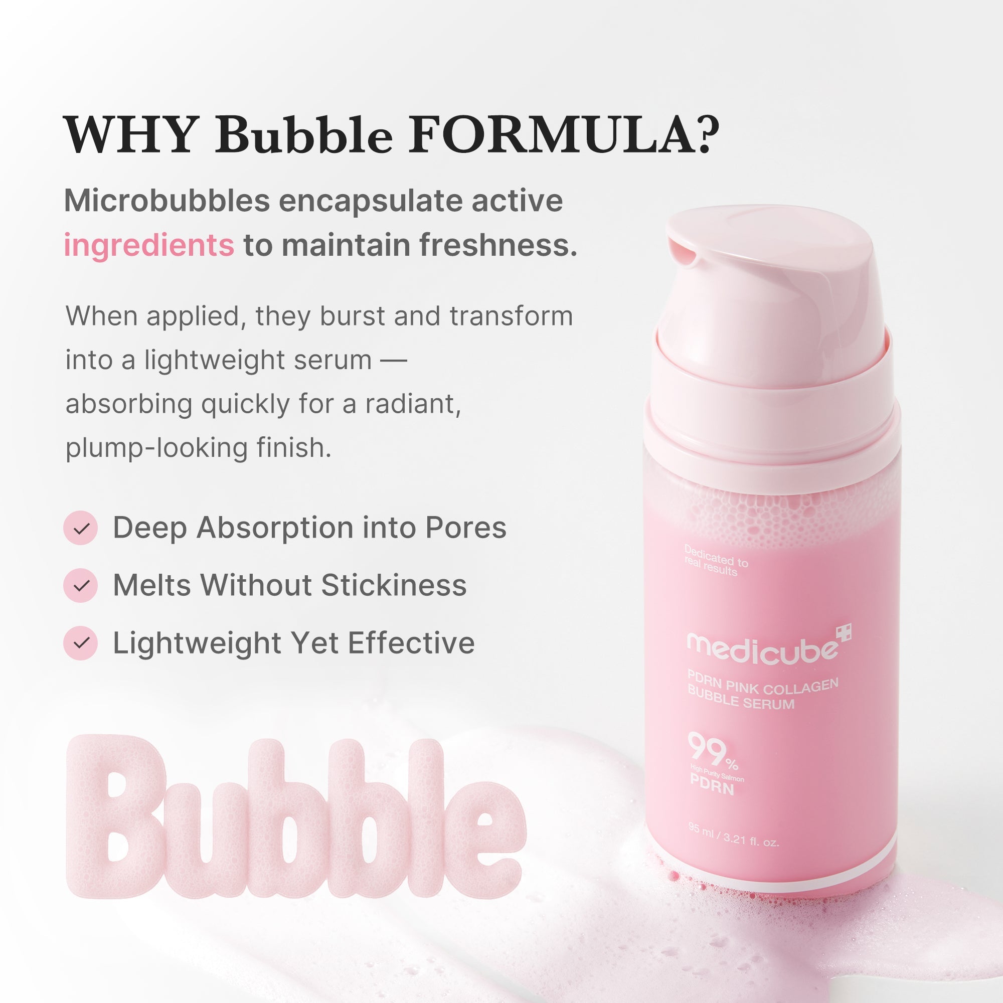 PDRN Pink Collagen Bubble Serum V6
