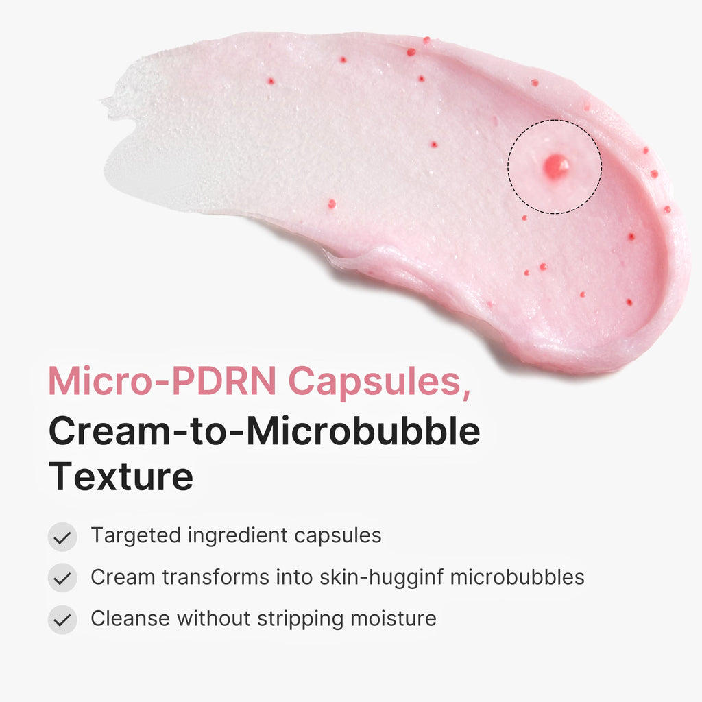 PDRN Pink Glutathione Capsule Foam Cleanser F6