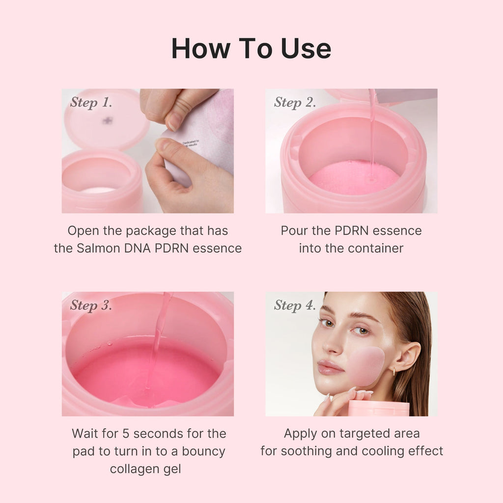 PDRN Pink Collagen Gel Toner Pad N8