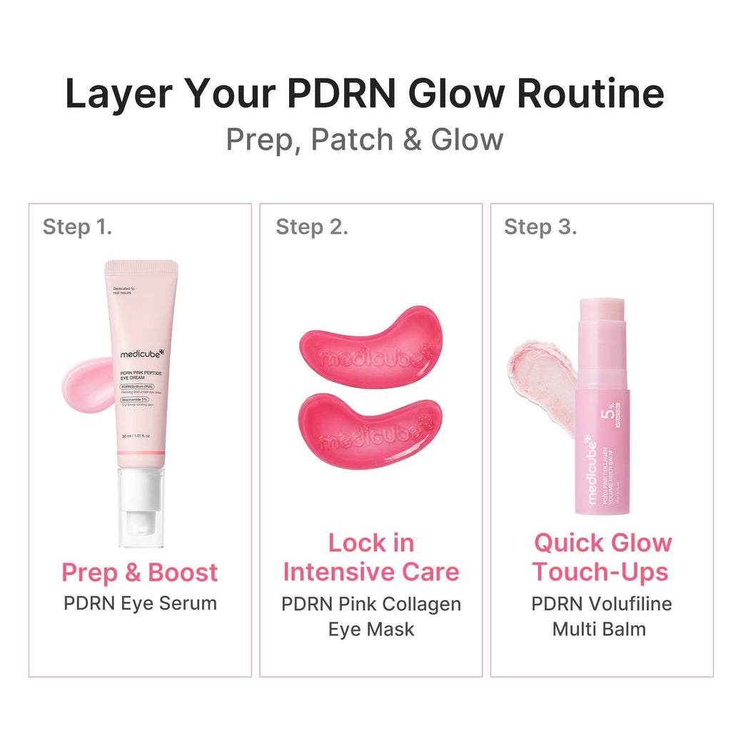 PDRN Pink Collagen Jelly Eye Mask W7