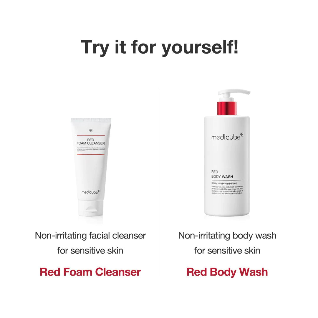 Red Body Wash A5