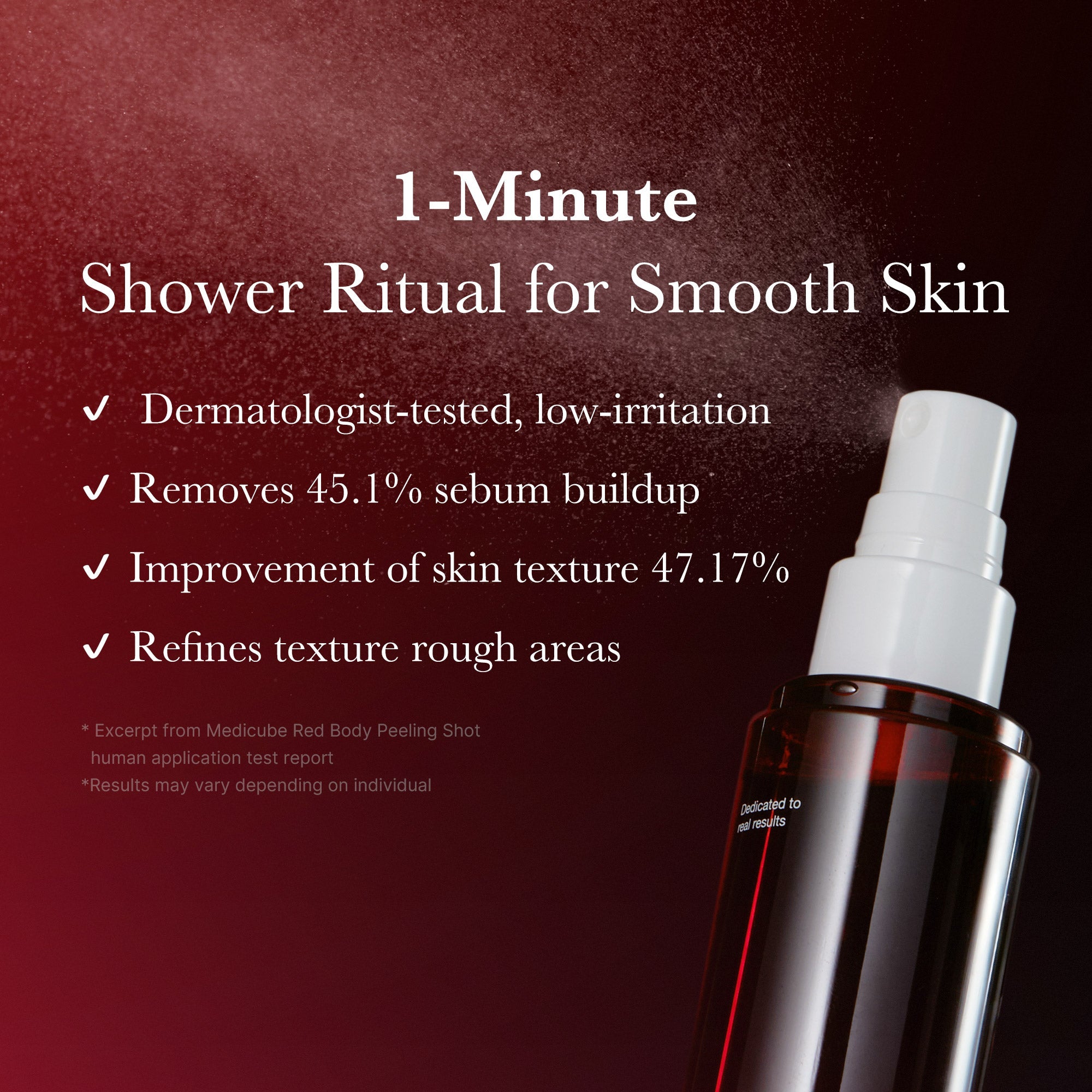 Red Body Peeling Shot Cleanser X5