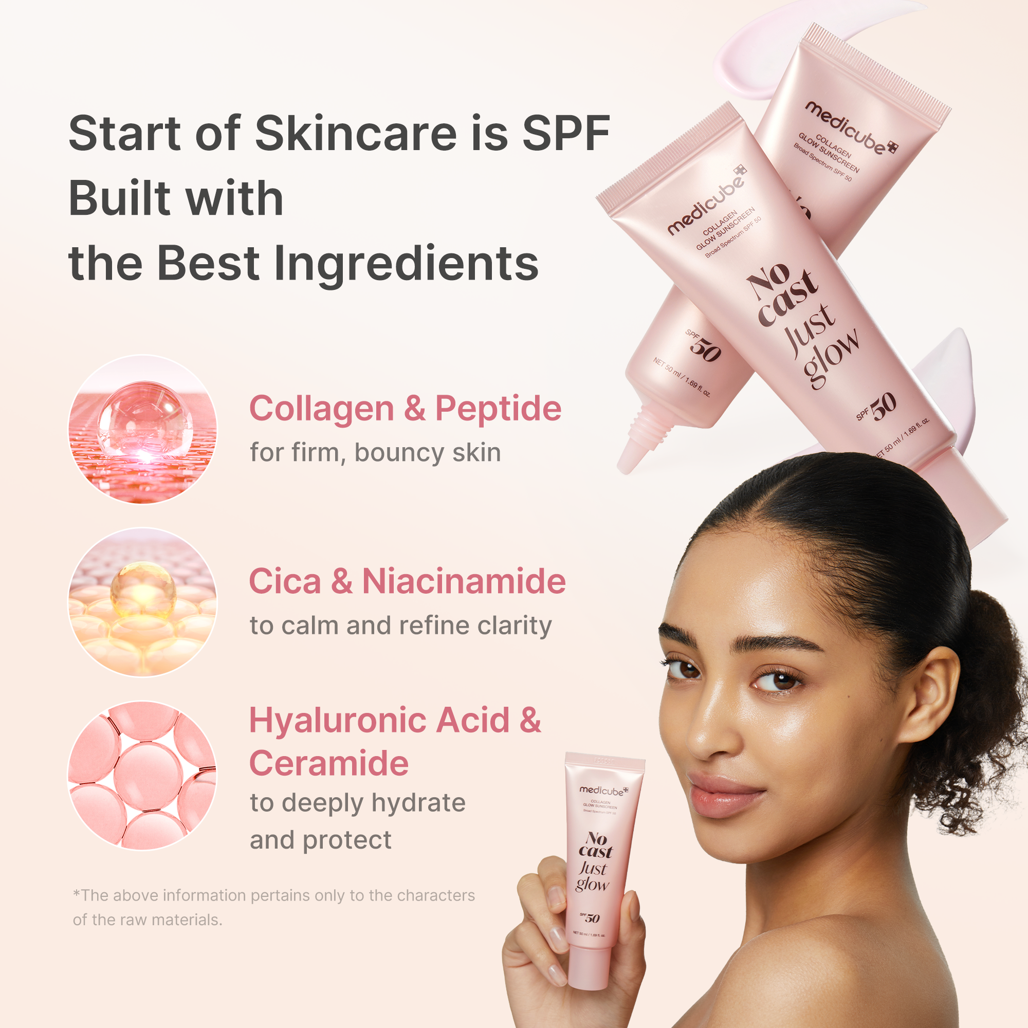 No Cast Just Glow Collagen Sunscreen D1